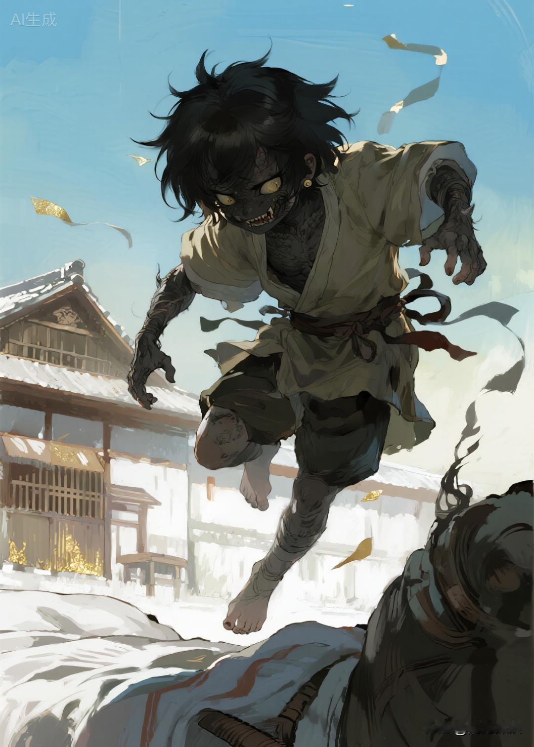 明朝传奇故事
明正德年间，在天津宝坻县有一个民妇怀孕了。这本是喜事，却弄的孕妇苦