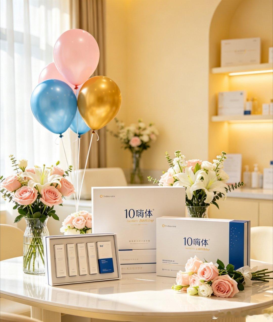 嗨体10周年生日应援趴出道十年仍是医美界顶流  陪伴多年的抗老宝藏✨一晃嗨体迎来