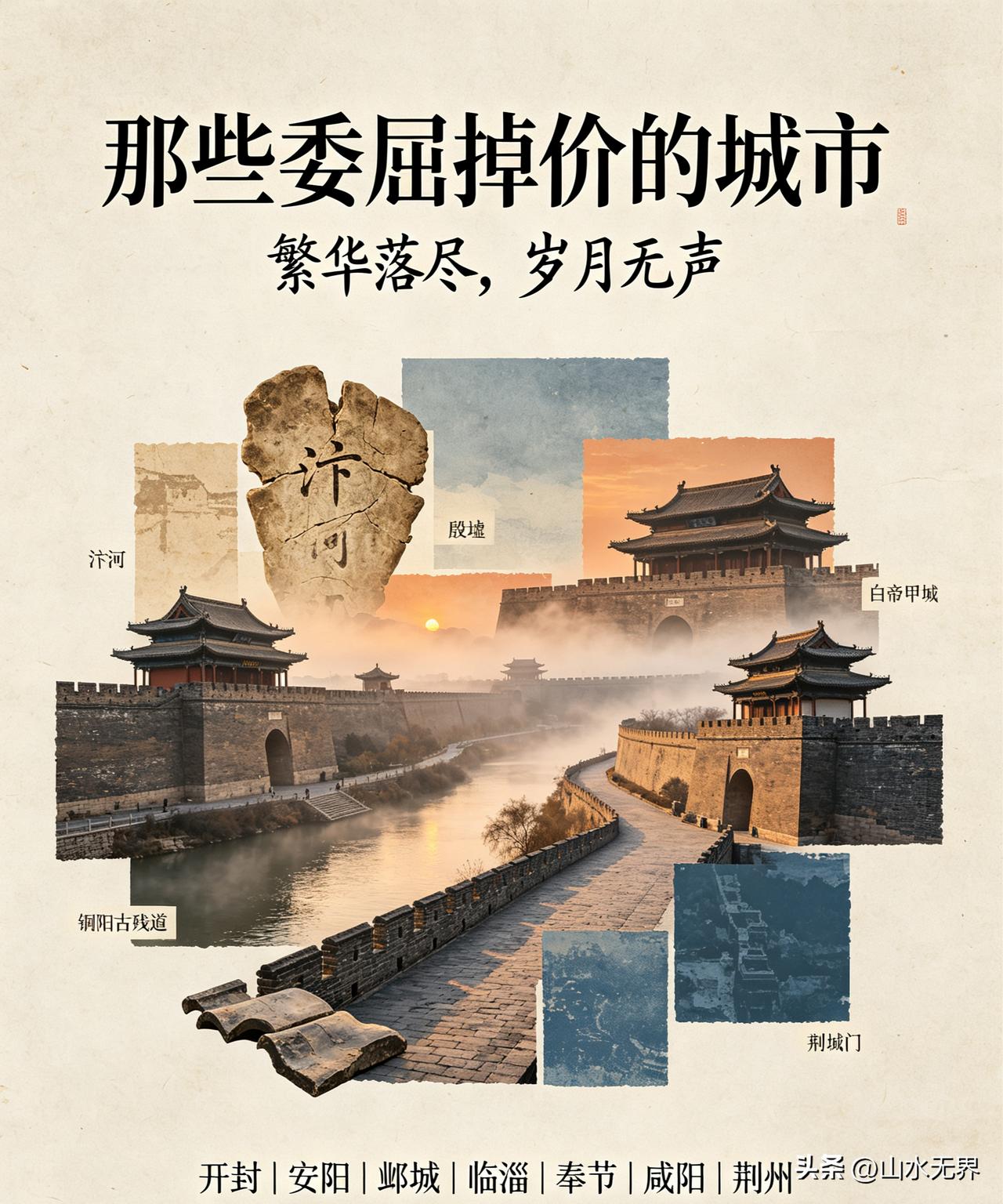那些委屈掉价的城市

谁看了不感慨！有些古城曾经风华绝代，如今却默默沉寂，想想都