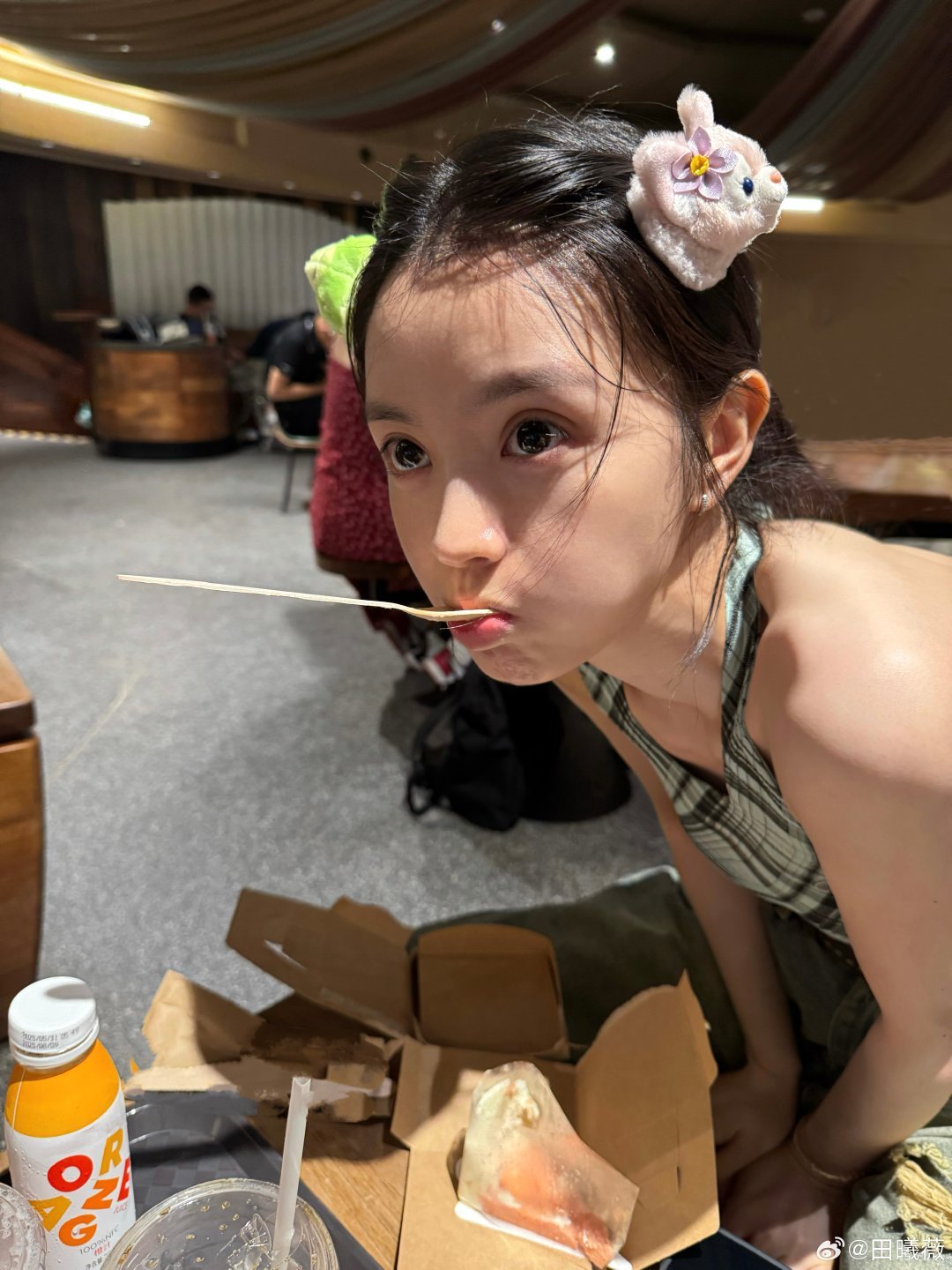橘子早安趴 权威塑素颜这一块/.田曦薇[超话] ​​​