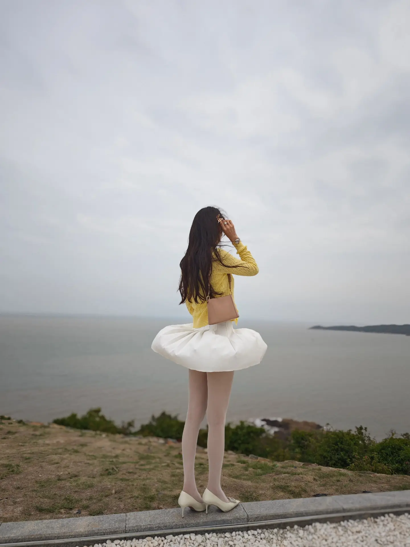 🌼风很调皮，海很美丽🌼。