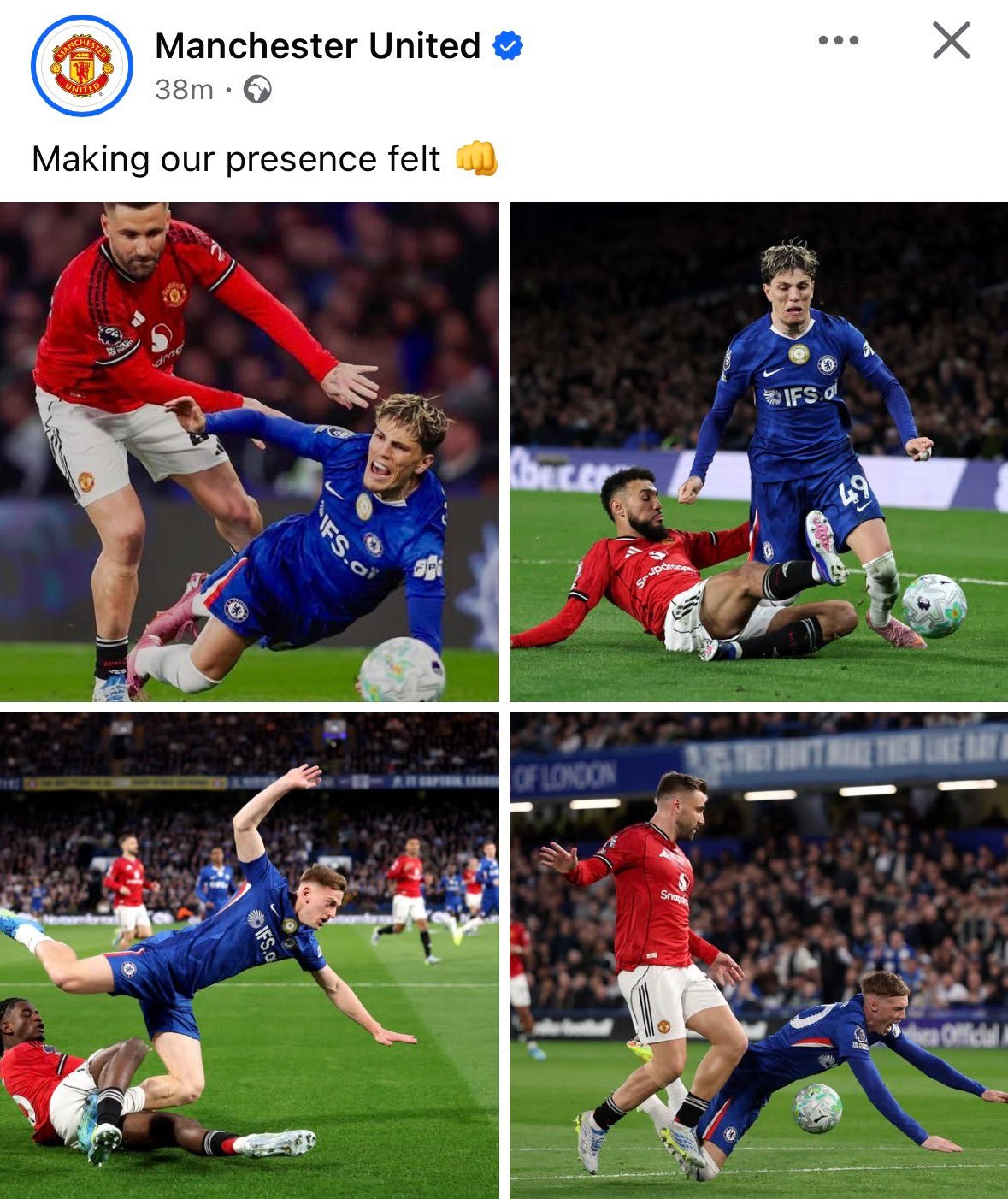 曼联社媒晒出新贴曼联