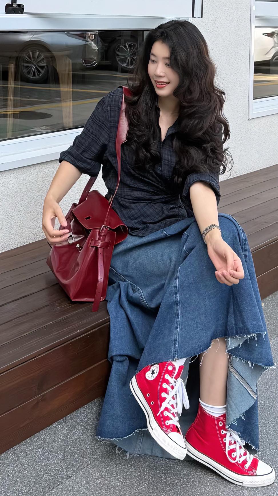 轻松拿捏慵懒风穿搭。