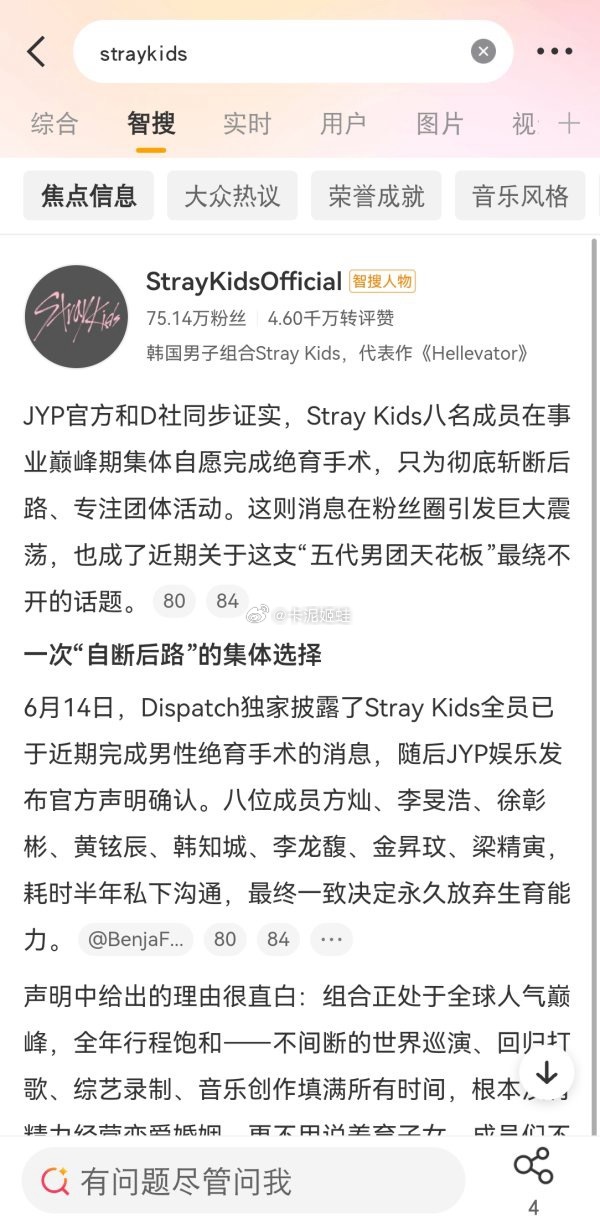 救命啊straykids不回归被智搜绝育了