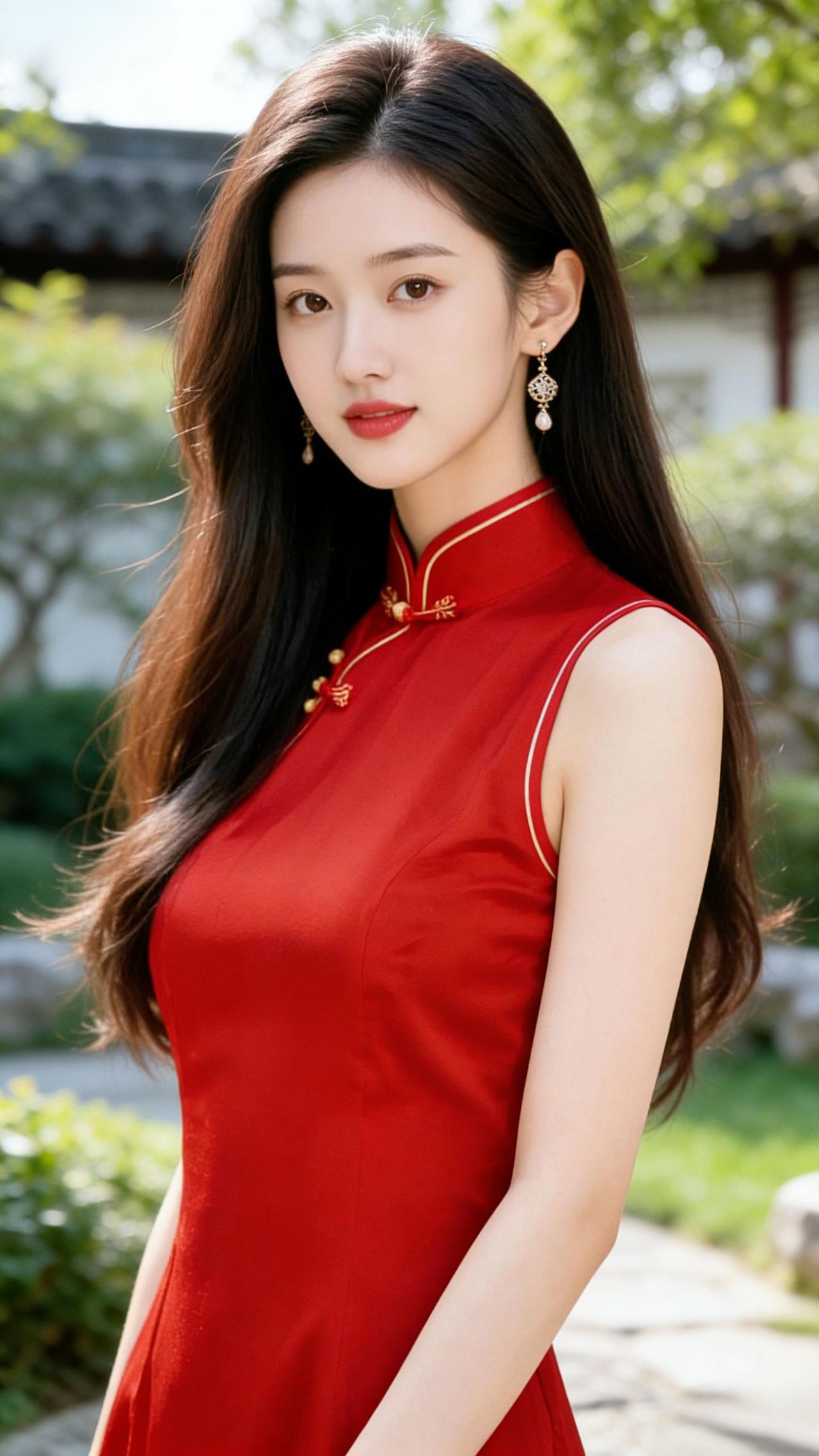 园庭晓景
 
晓日初融庭院光 柔风暗度古园香
飞檐隐翠凝清韵 黛瓦含烟笼静堂
白