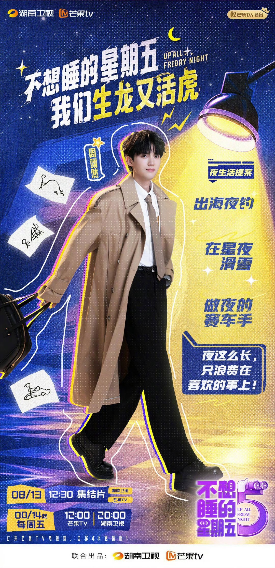 网传我欲乘风陈飞宇周翊然都在争取今天中午12：30有集结片