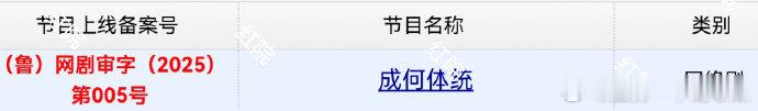 王楚然，丞磊成何体统过审下证！ ​​​