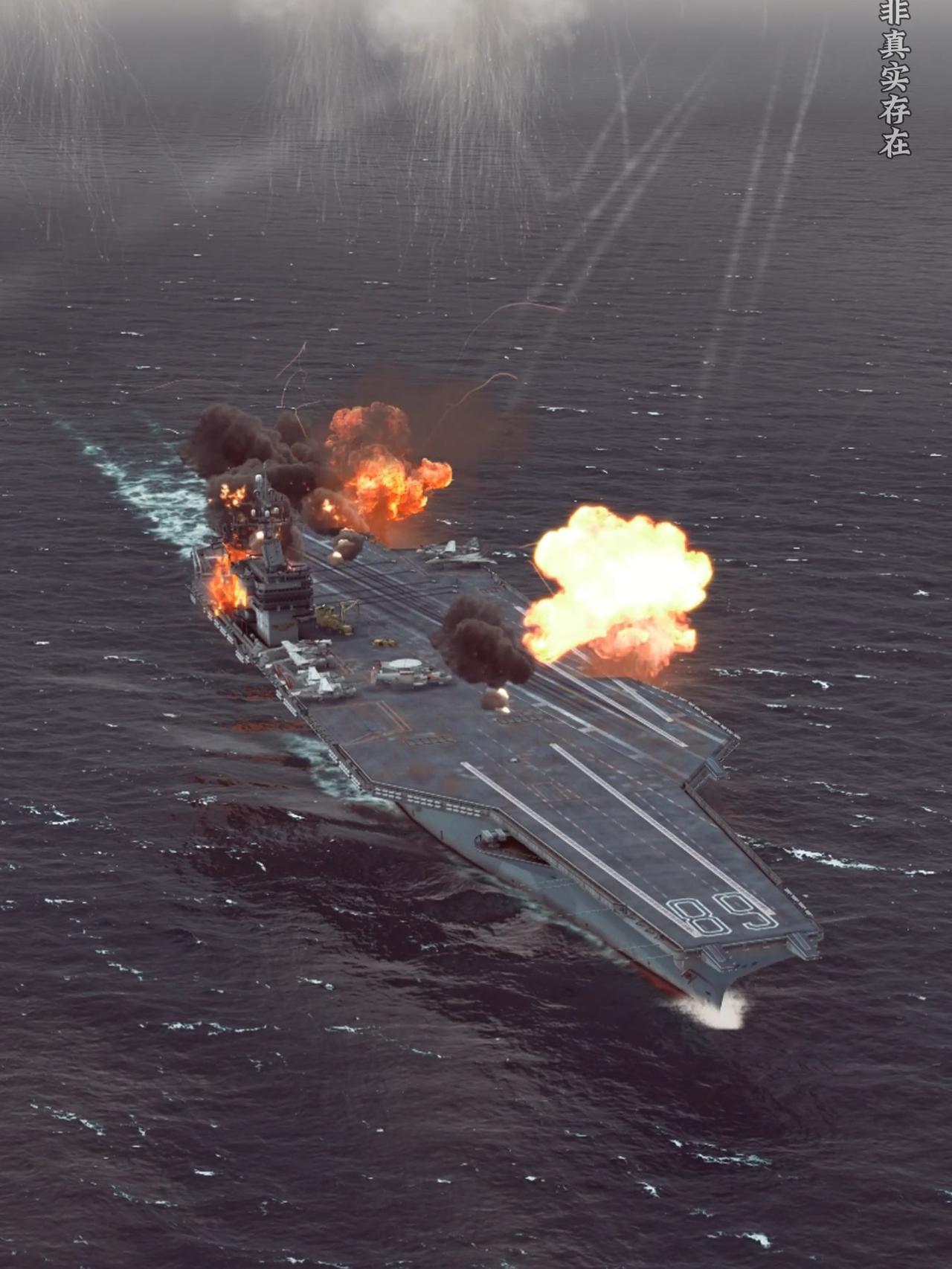别被爽文骗了！4枚导弹全命中，林肯号会沉吗？
 
伊朗直接朝美军林肯号航母射4枚