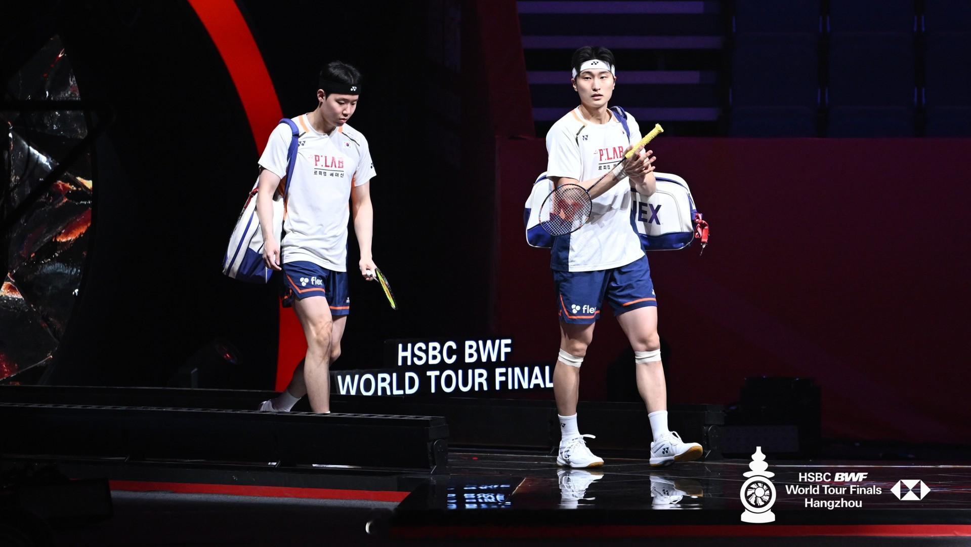 2025年世界羽联年终总决赛 照片记录金元浩 徐承载 21-19, 23-25,