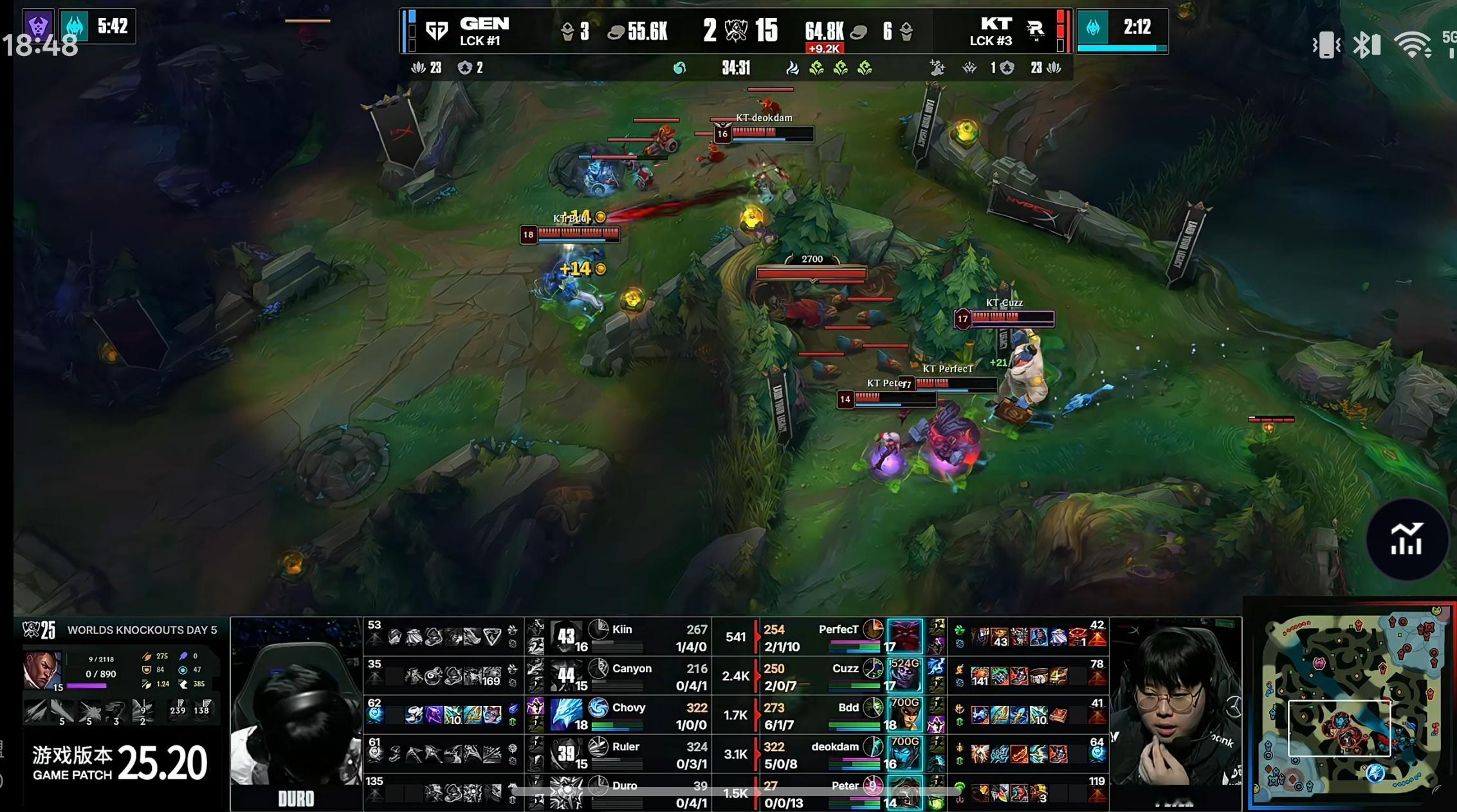 gen对战kt  没想到吧，GenG 被 KT 给干了，赛前基本都预测 3-1，