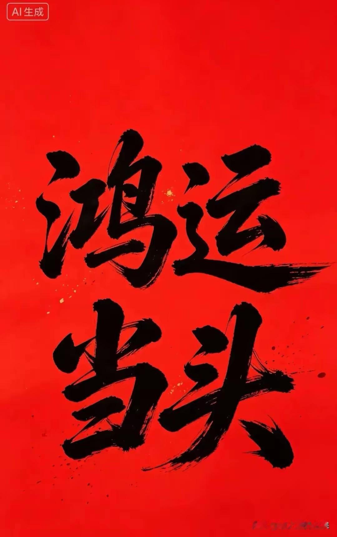 今日亲笔写下 [微风]——鸿运当头。愿你：“诸事顺遂，遇难呈祥”。所虑之事，这几