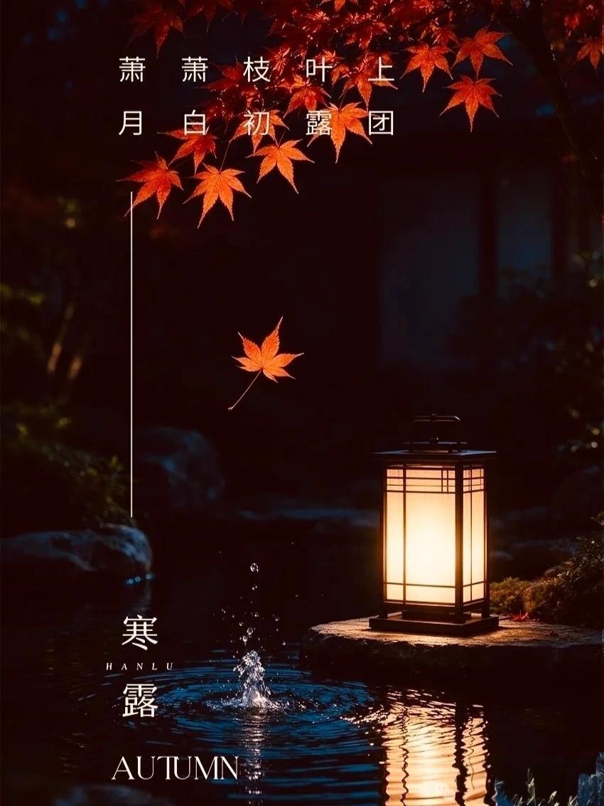 寒露这个节气，说大不大，说小不小。它不像春节那么热闹，也不像中秋那么隆重。但它就