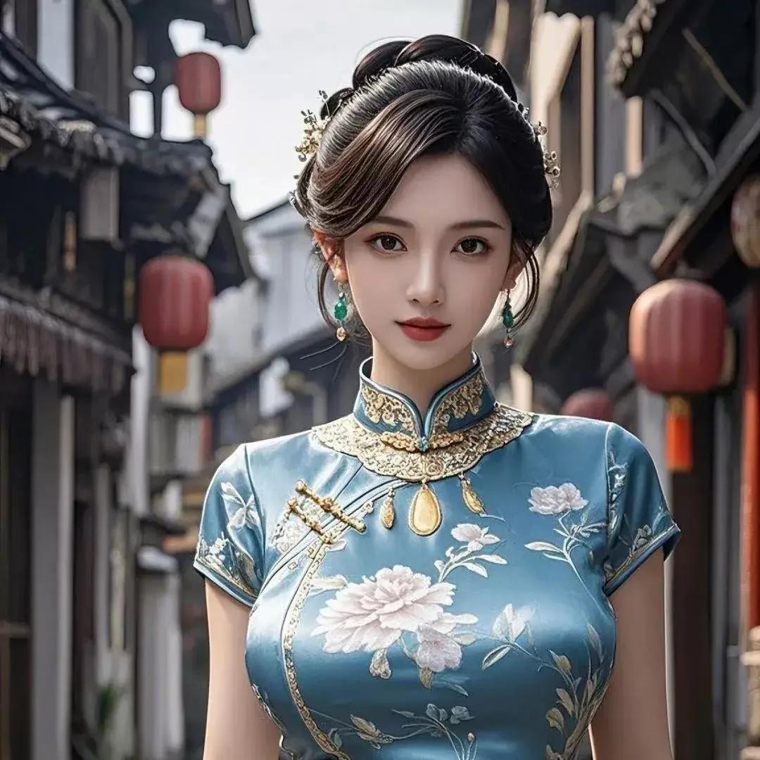 穿越时空的古典美人，古风旗袍韵味十足！旗袍秀东方美人 旗袍古典身韵 旗袍古典美女