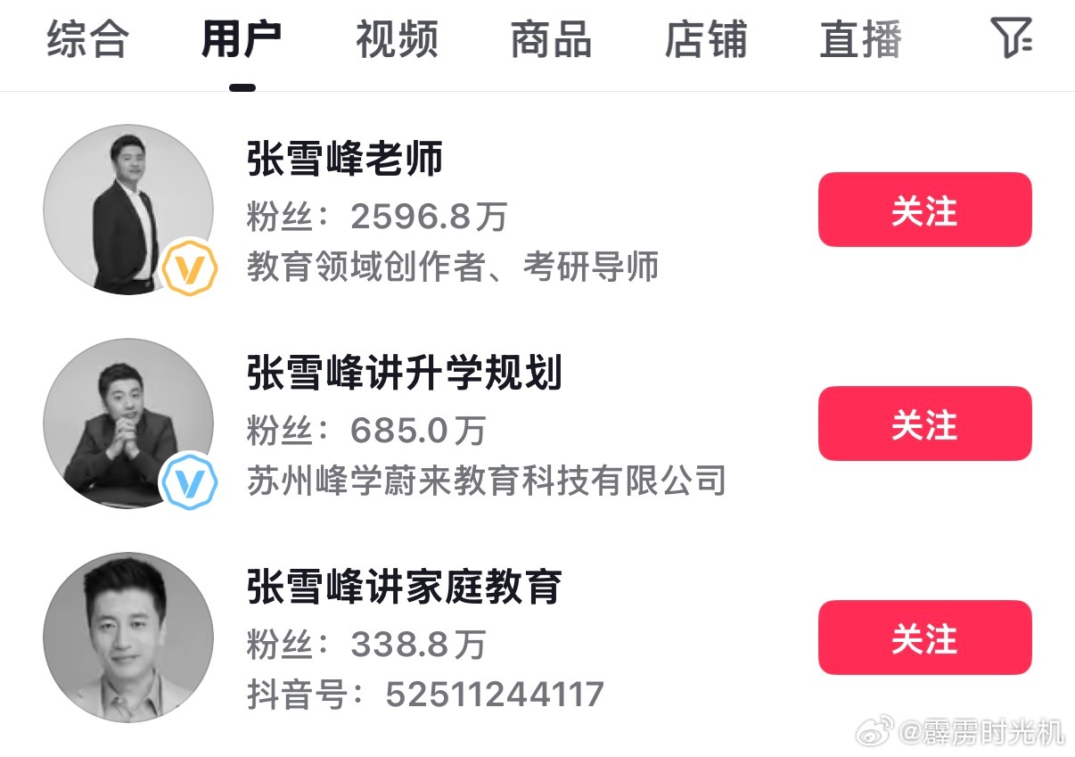 哎，张雪峰相关账号头像变黑白了 