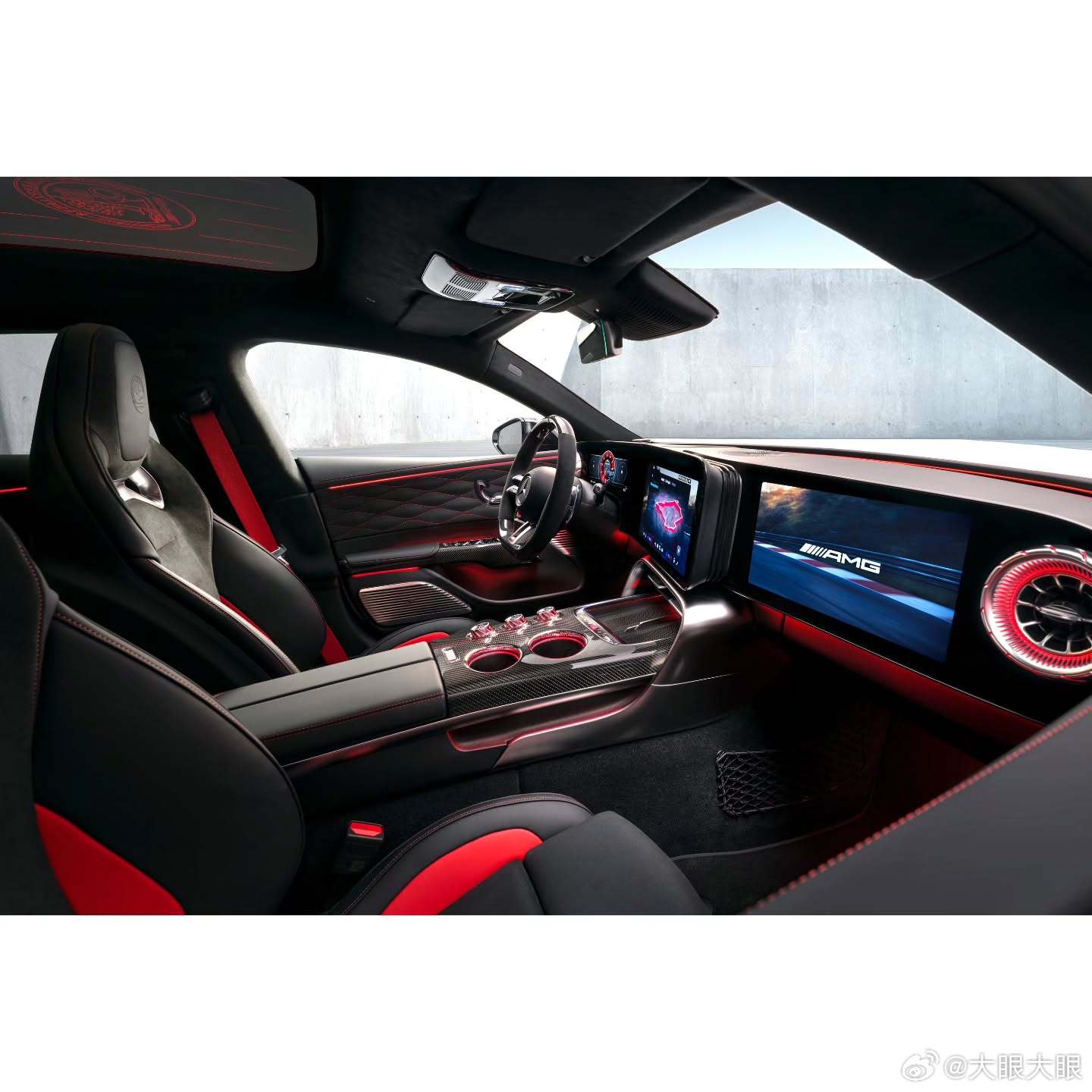 全新一代梅赛德斯-AMG GT 4门内饰曝光奔驰性能车AMG