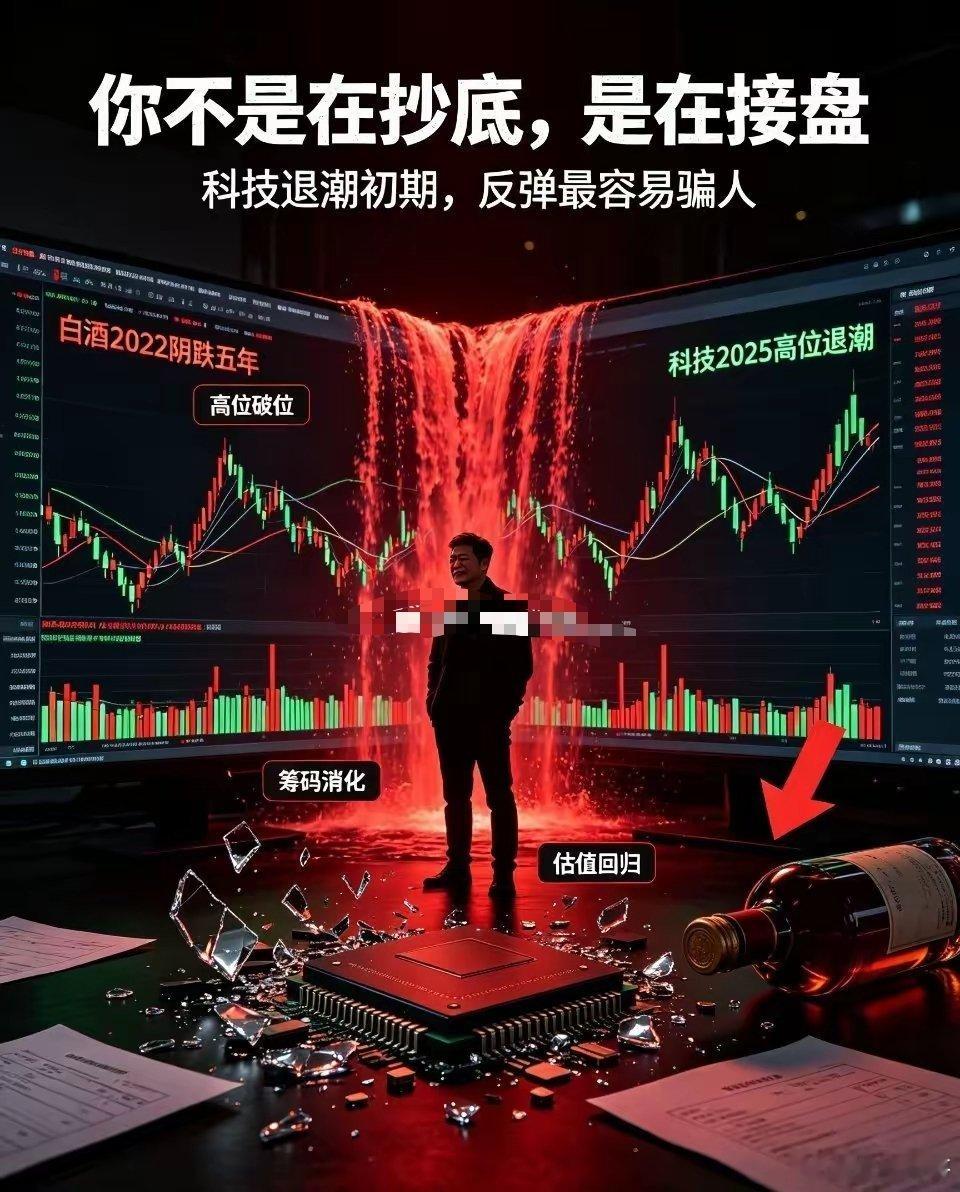 看懂白酒五年下跌，才懂现在的科技行情很多人在本轮科技行情中大亏，核心原因从来不是
