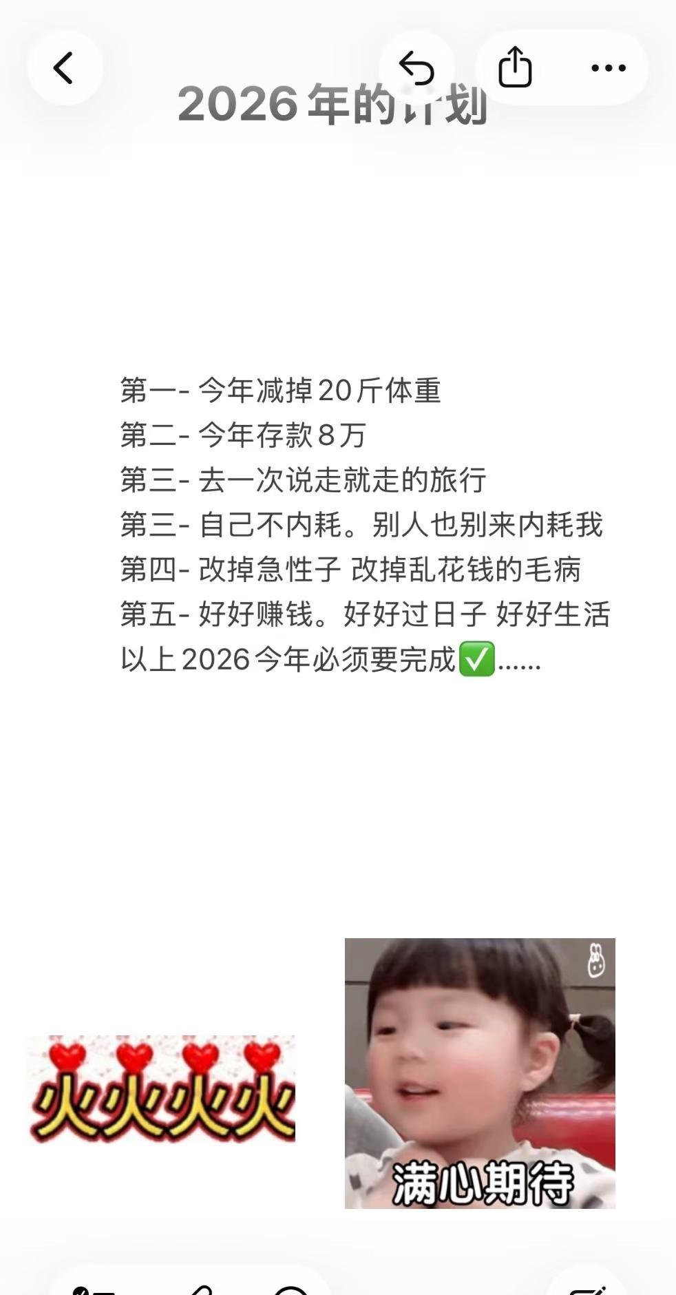 2026，少想多做，自律至上，慢慢成为更好的自己。🫡🫡🫡