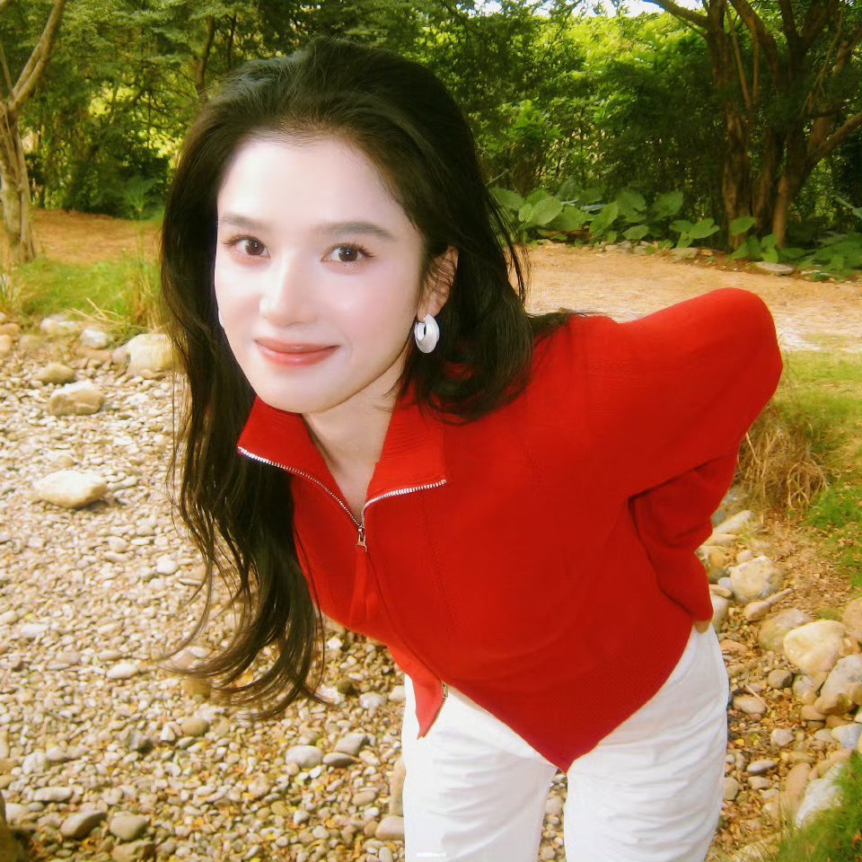 张婧仪红色开衫张婧仪张婧仪张婧仪