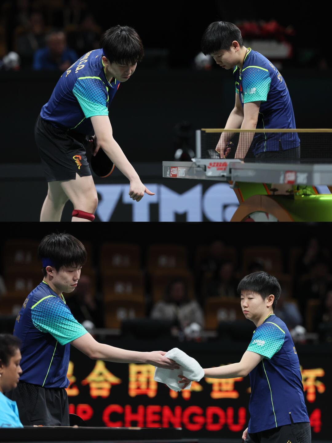 王楚钦孙颖莎混双图集存档cr中体 