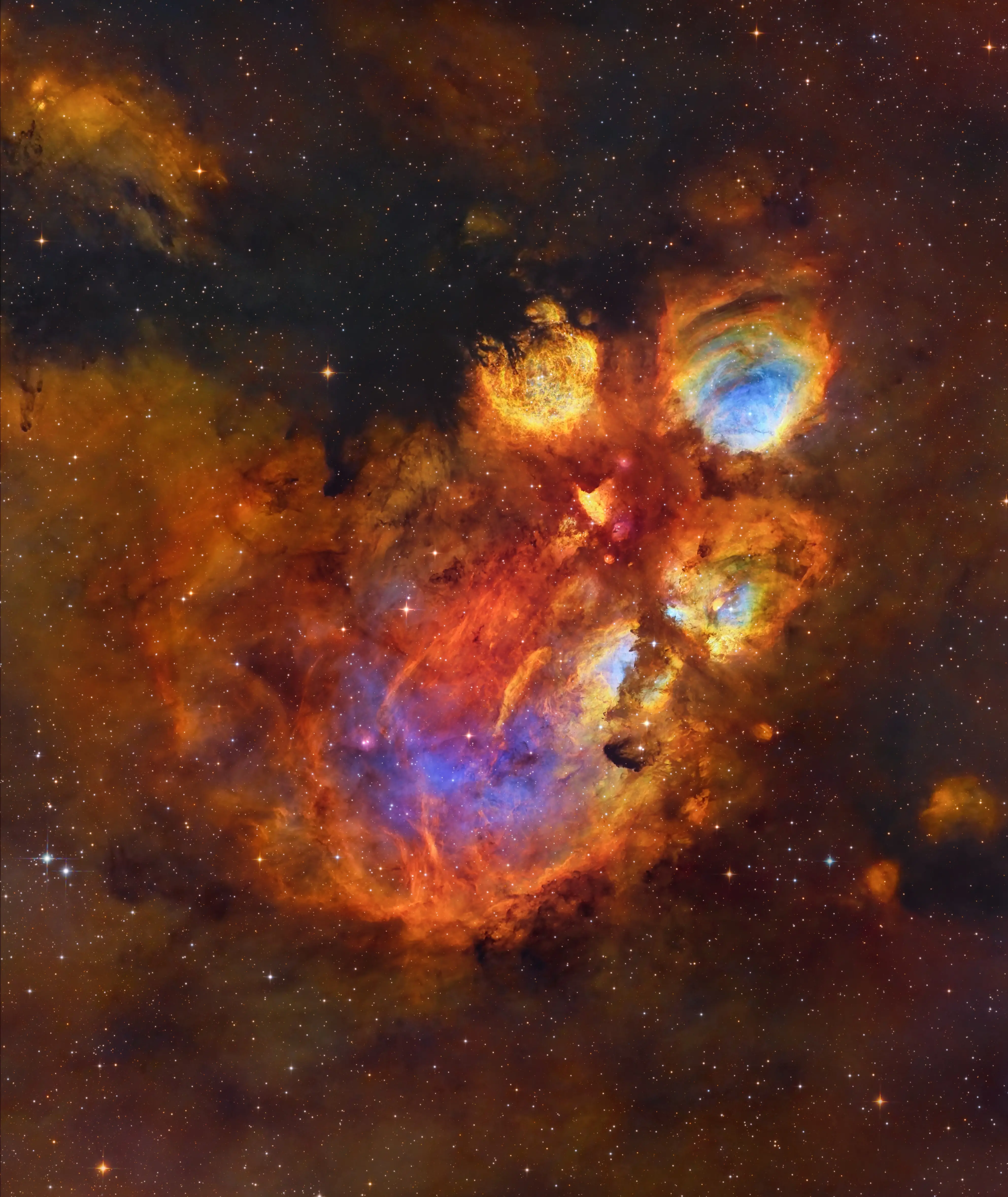 吃我一喵掌。NGC6334猫爪星云 ©vioce  NGC6334宛如...