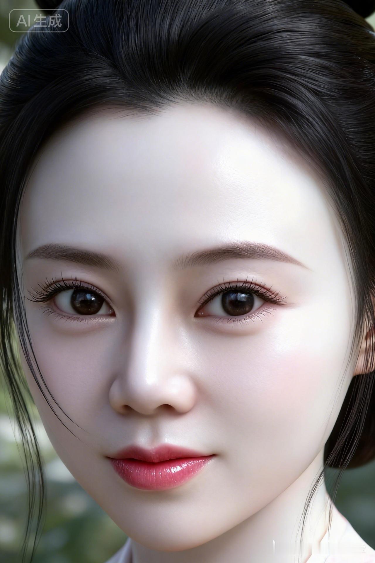 梦幻AI生成，唯美少女，温柔如水。