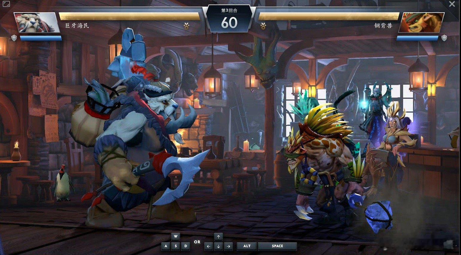 更新咯！你可以在dota里打拳皇咯[doge]#dota2# ​​​