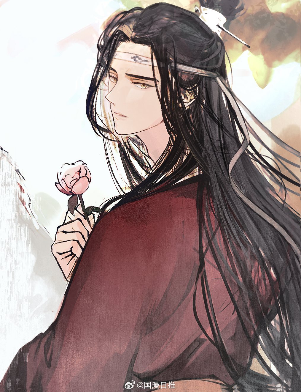 魔道祖师忘羡魔道祖师 美人回眸！这不得把皮皮羡给迷死x:heeexiao 