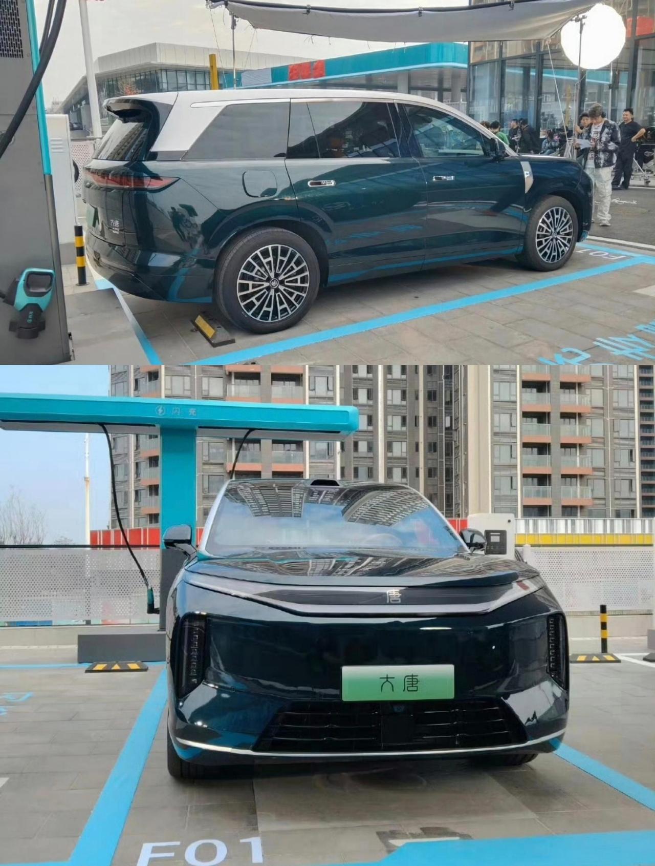 比亚迪“大唐”实车曝光，比亚迪王朝网首款D级全尺寸SUV，车身长度超5.2米、宽