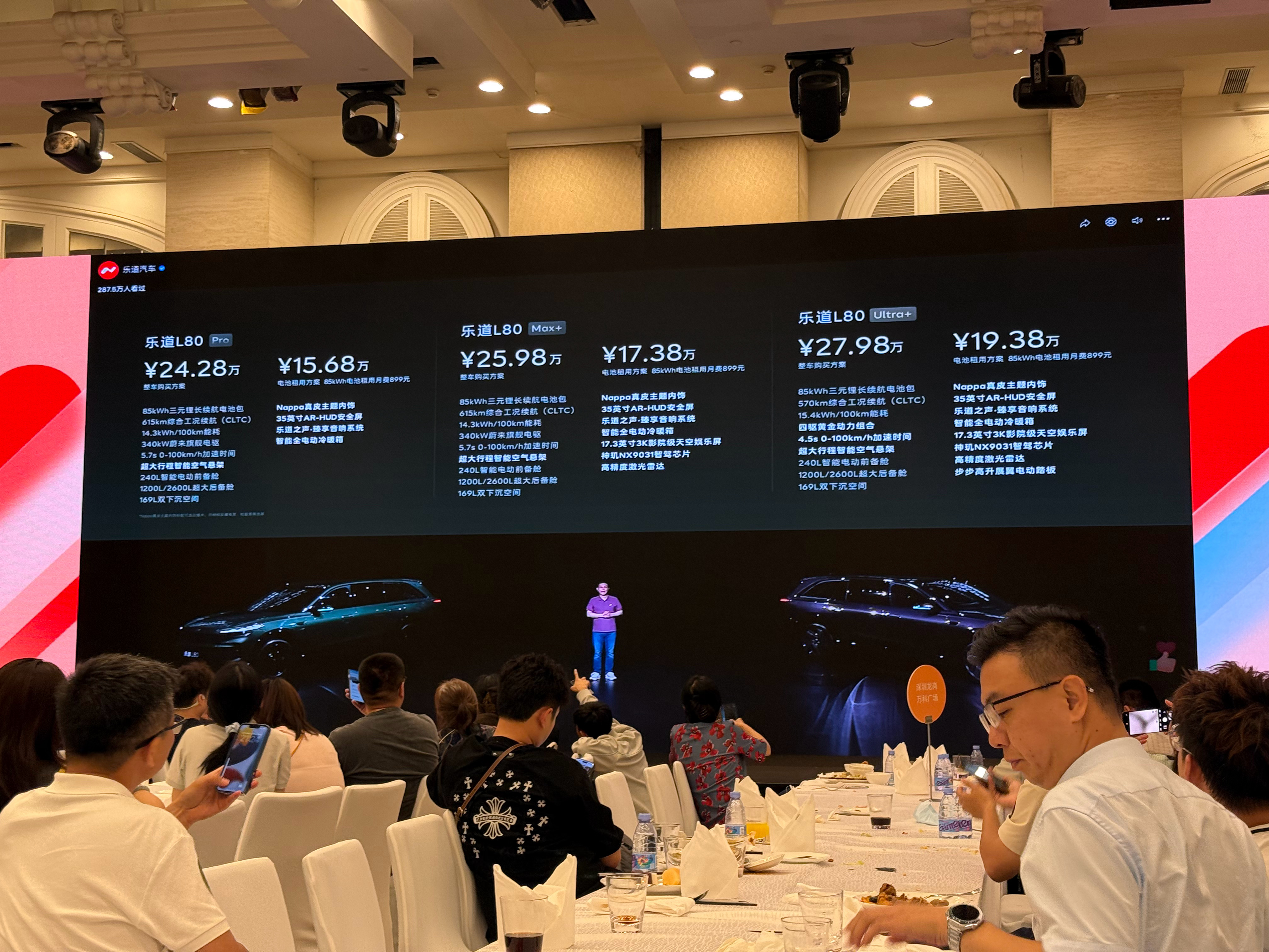 乐道L80价格来了！- Pro 整车 24.28万元Bass 15.68- Ma