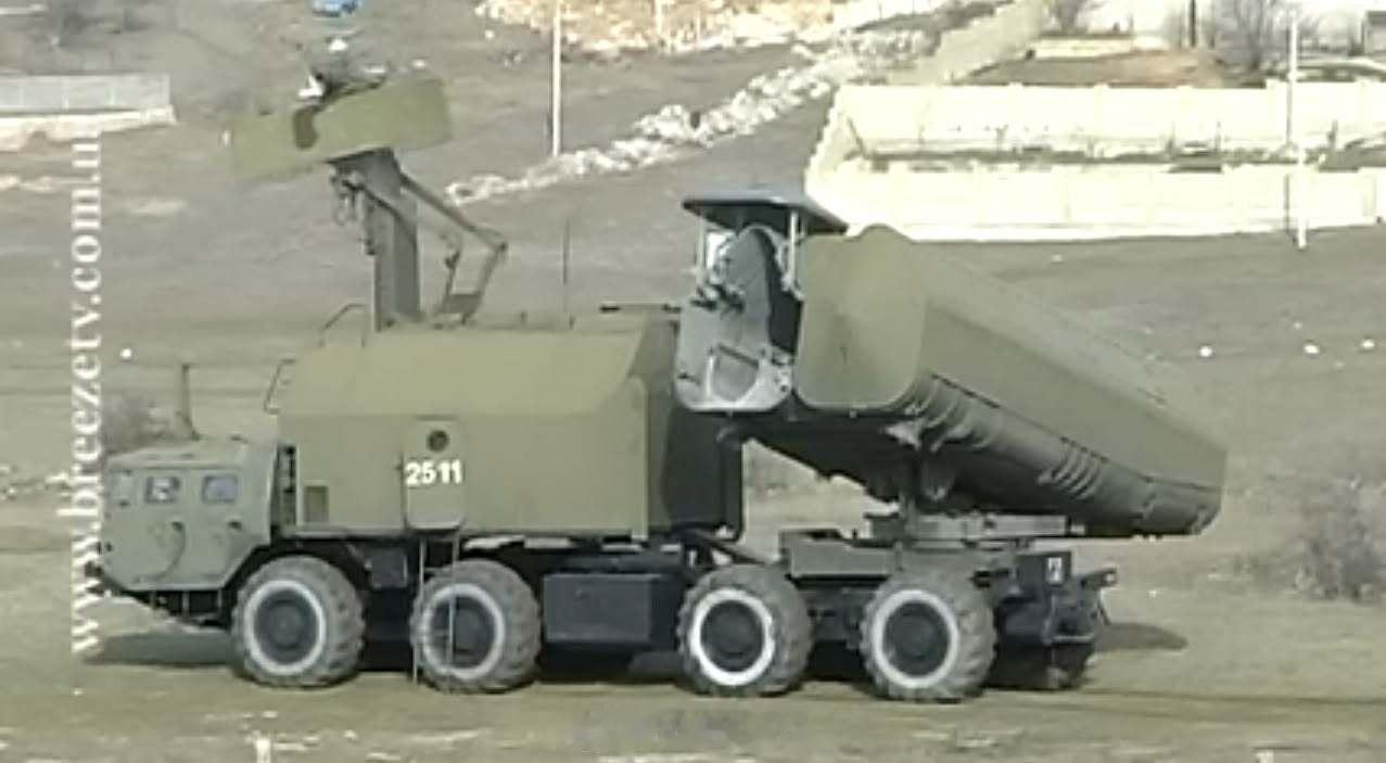 2013年，位于克里米亚半岛的乌克兰海军第25岸防营的4K51"边界“岸防导弹系