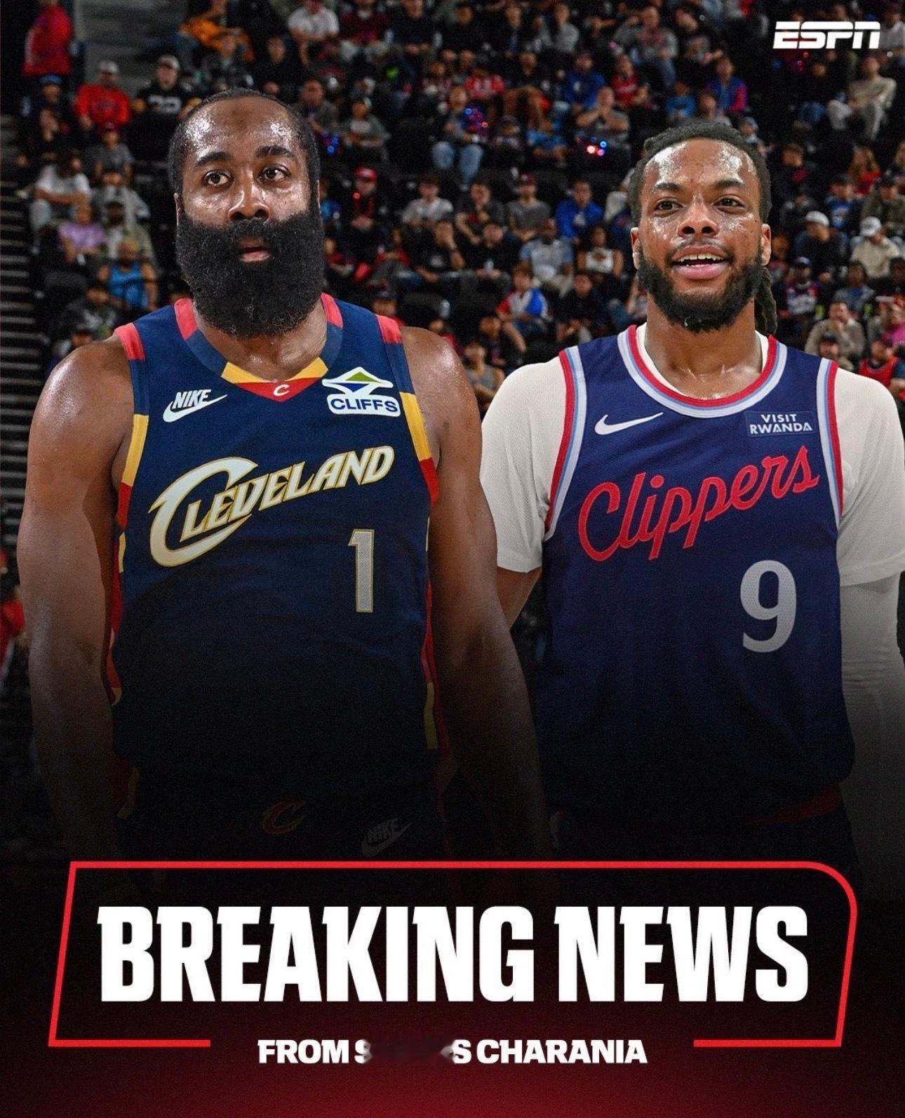 哈登为什么要去骑士啊？快船目前是稳中向好的趋势整容完整度也高克利夫兰小市场能和洛