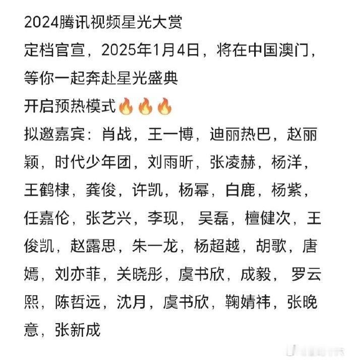 鹅的星光大赏嘉宾阵容强大，汇聚顶流明星，展现派头十足。 ​​​