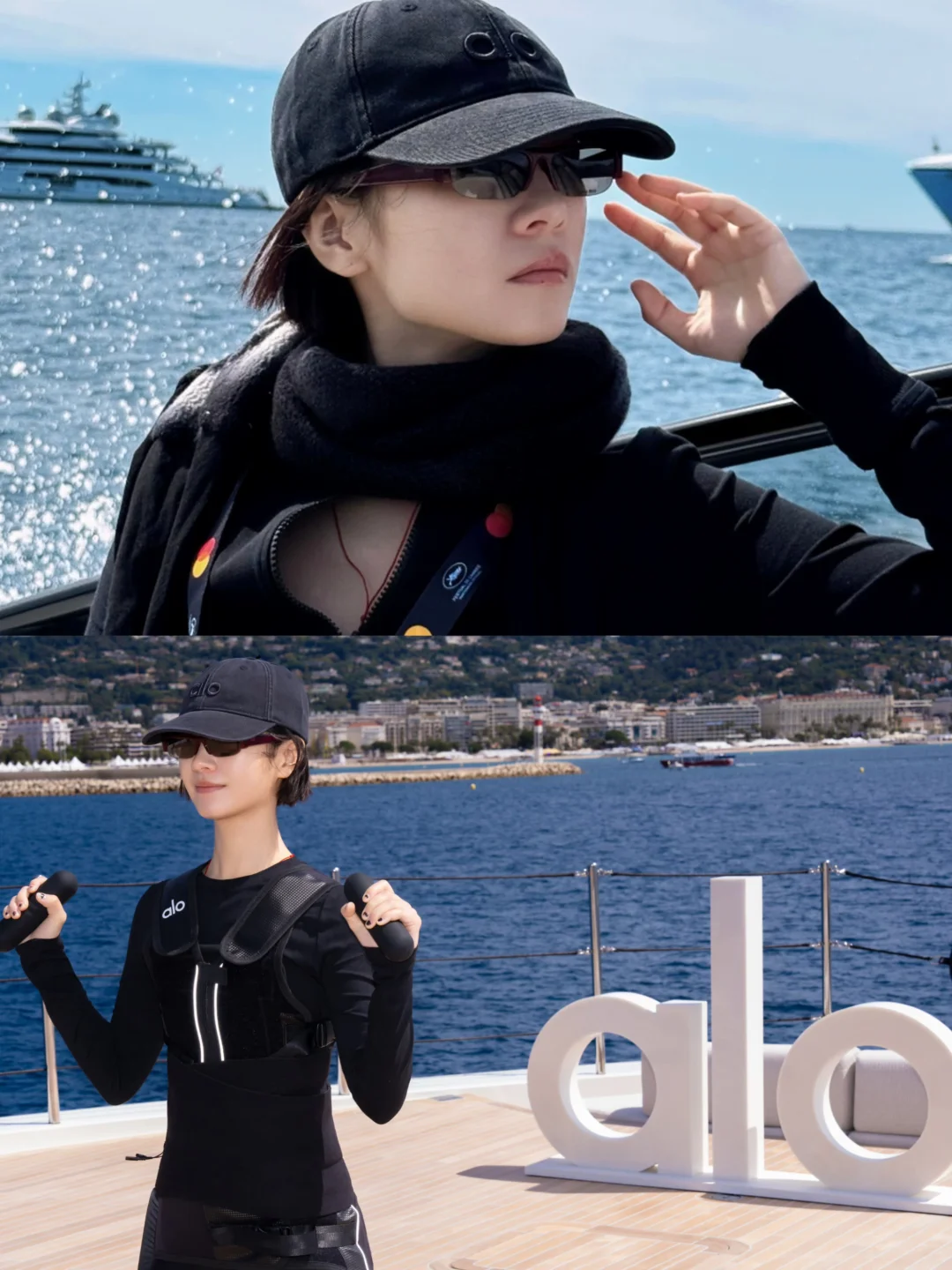 落日与海风相伴🚢李庚希的南法私享时光～
