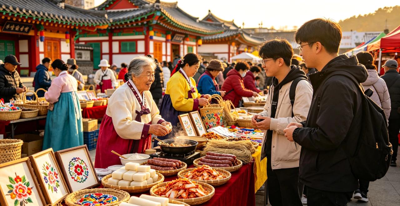 没赶过延吉的朝鲜族大集，您根本不知道什么叫人间烟火气。天刚蒙蒙亮，市场里已经人声