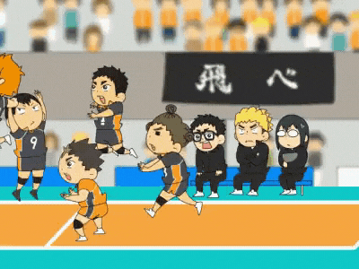 #排球少年# 「垃圾场的决战」Q版ver.上🎥もみあげ ​​​