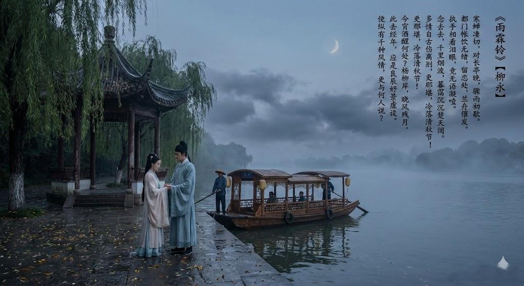 Nano Banana Pro生成古诗词，太有意境了！提示词："生成这首古诗描述