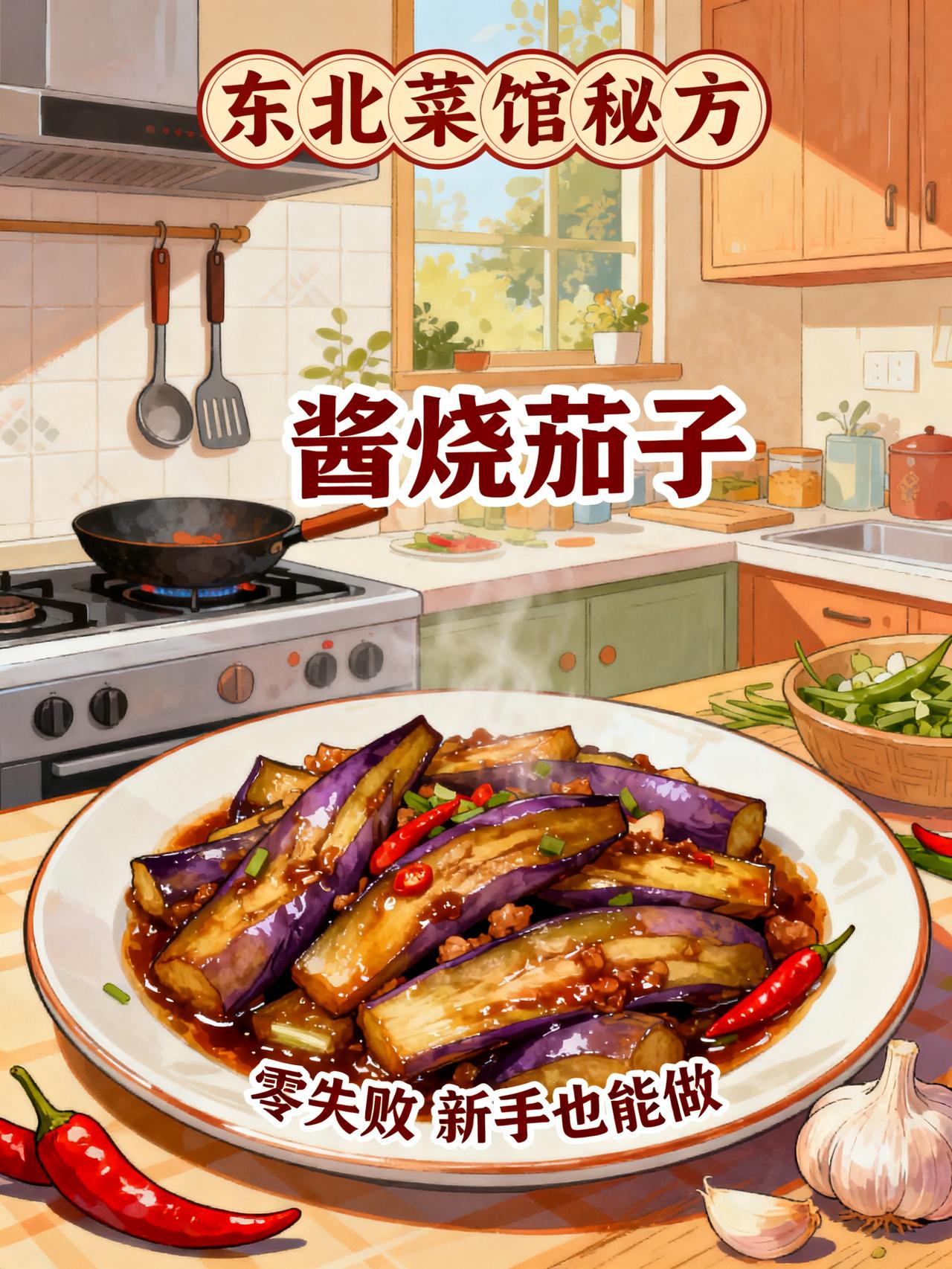 东北名菜，螺丝椒酱烧茄子，特别下饭，咸鲜酱香浓郁
藏在东北菜馆后厨的不传秘方，不