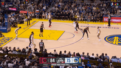 昨天库里拜佛过杜兰特这球，太帅了！ 