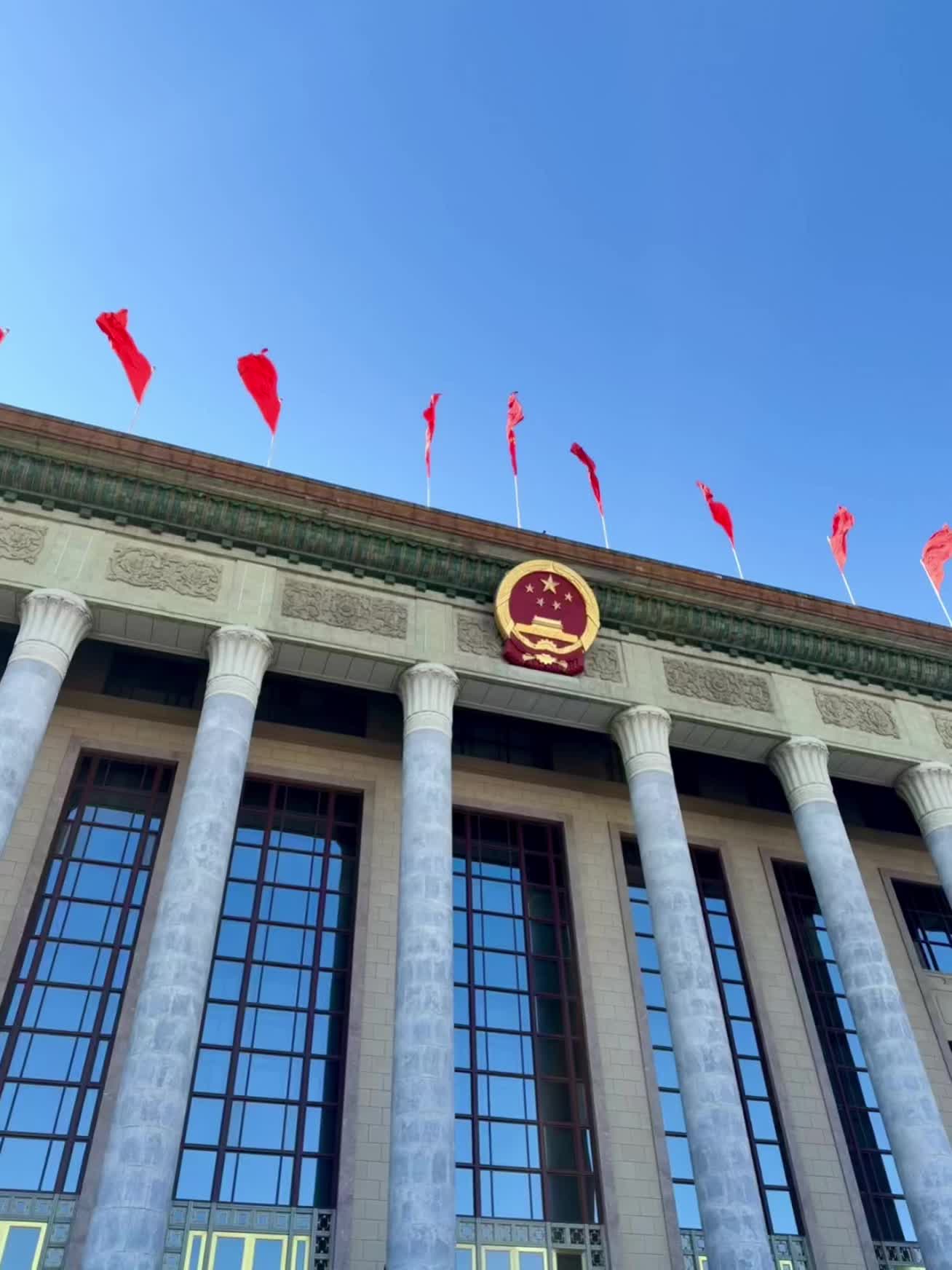 参观人民大会堂 大会堂的磁场真的很强