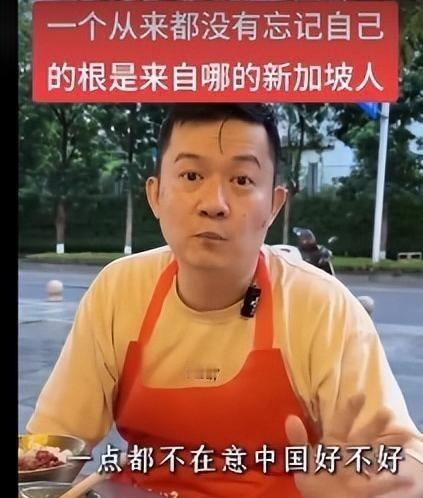 一位 新加坡 华人终于说了实话，他曾表示，在新加坡的华人，根本不在乎中国到底好不