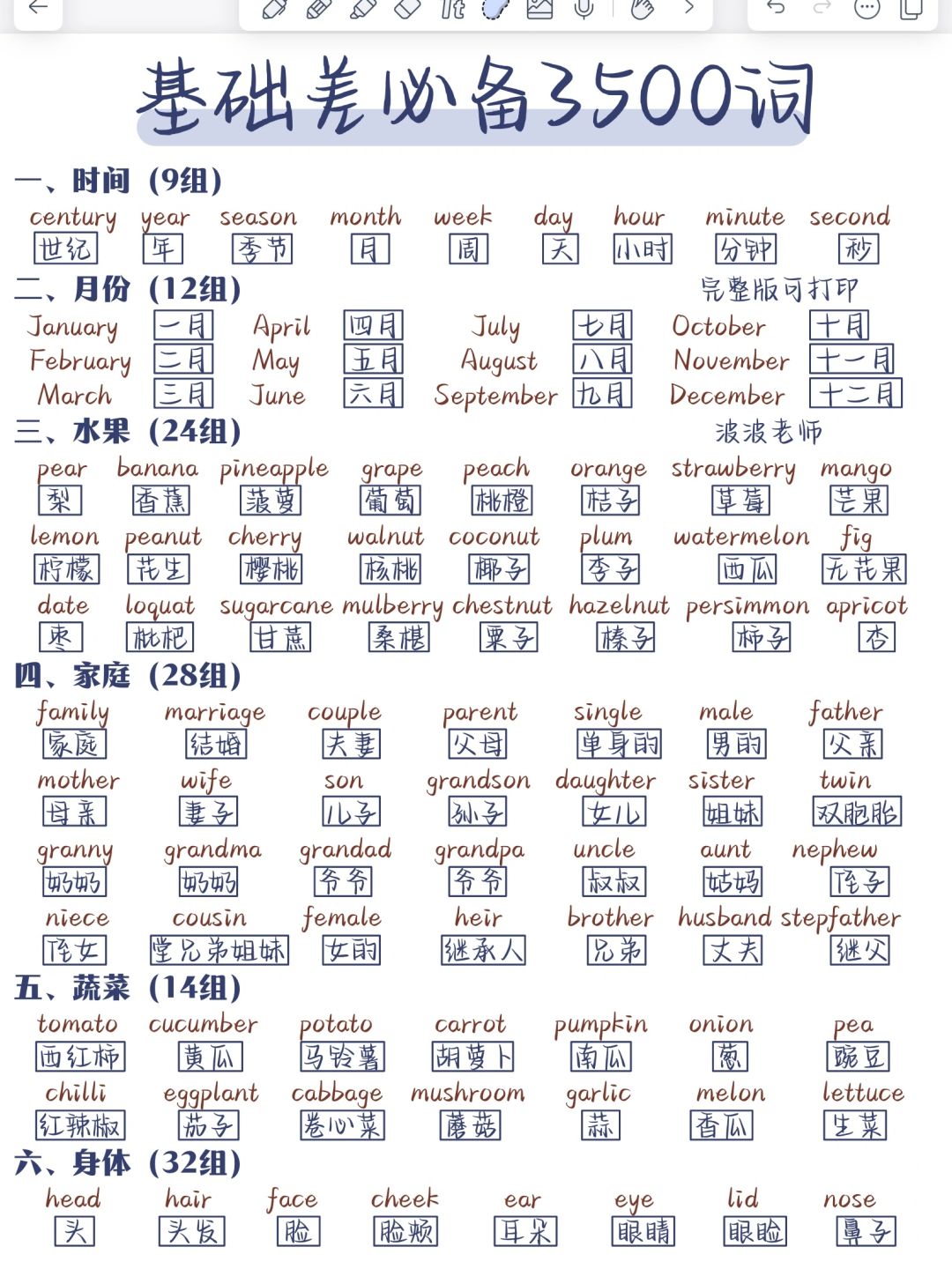 高效记忆！基础差生必备3500词！词汇量暴涨