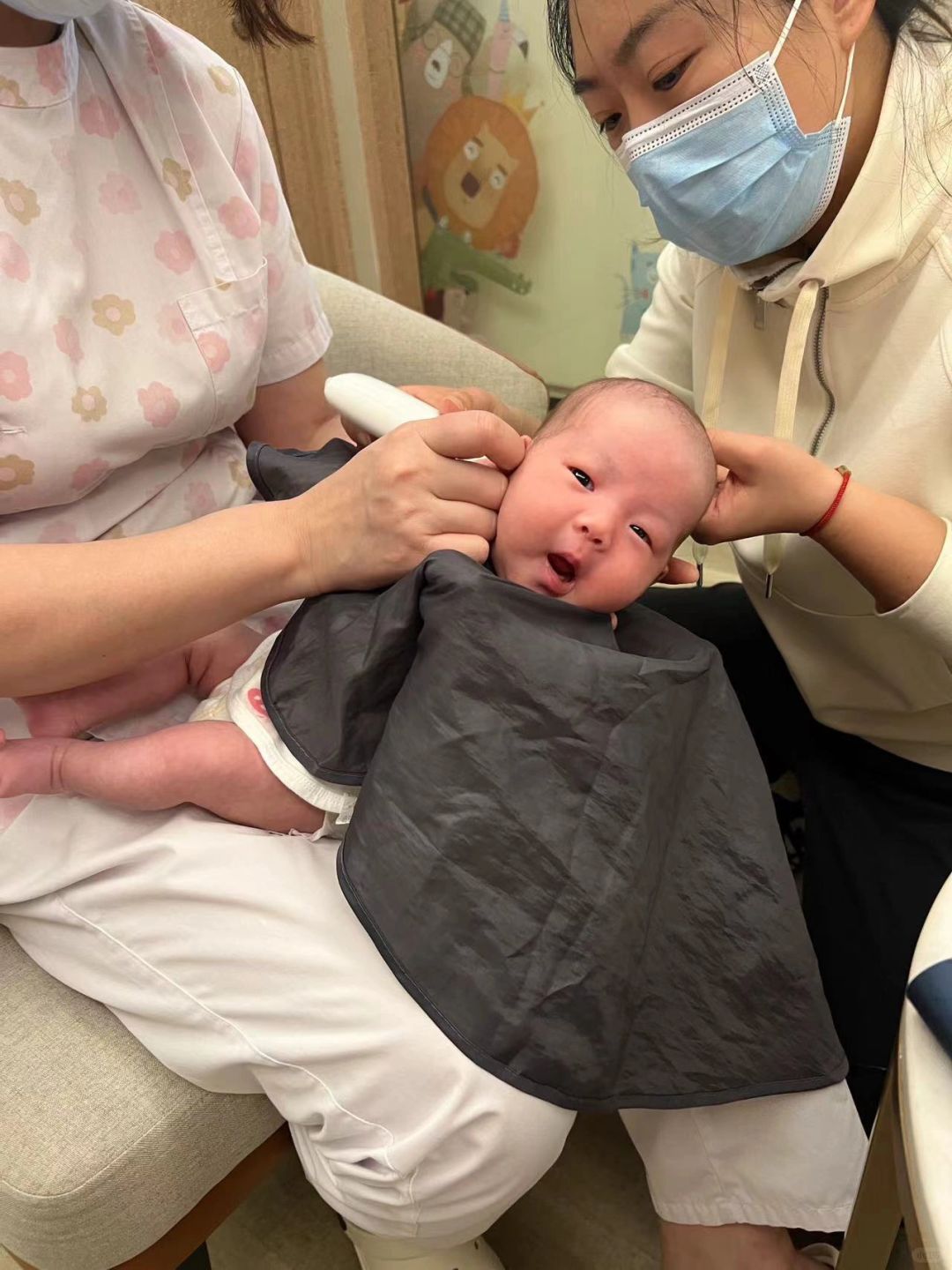 满月剃胎发仪式～