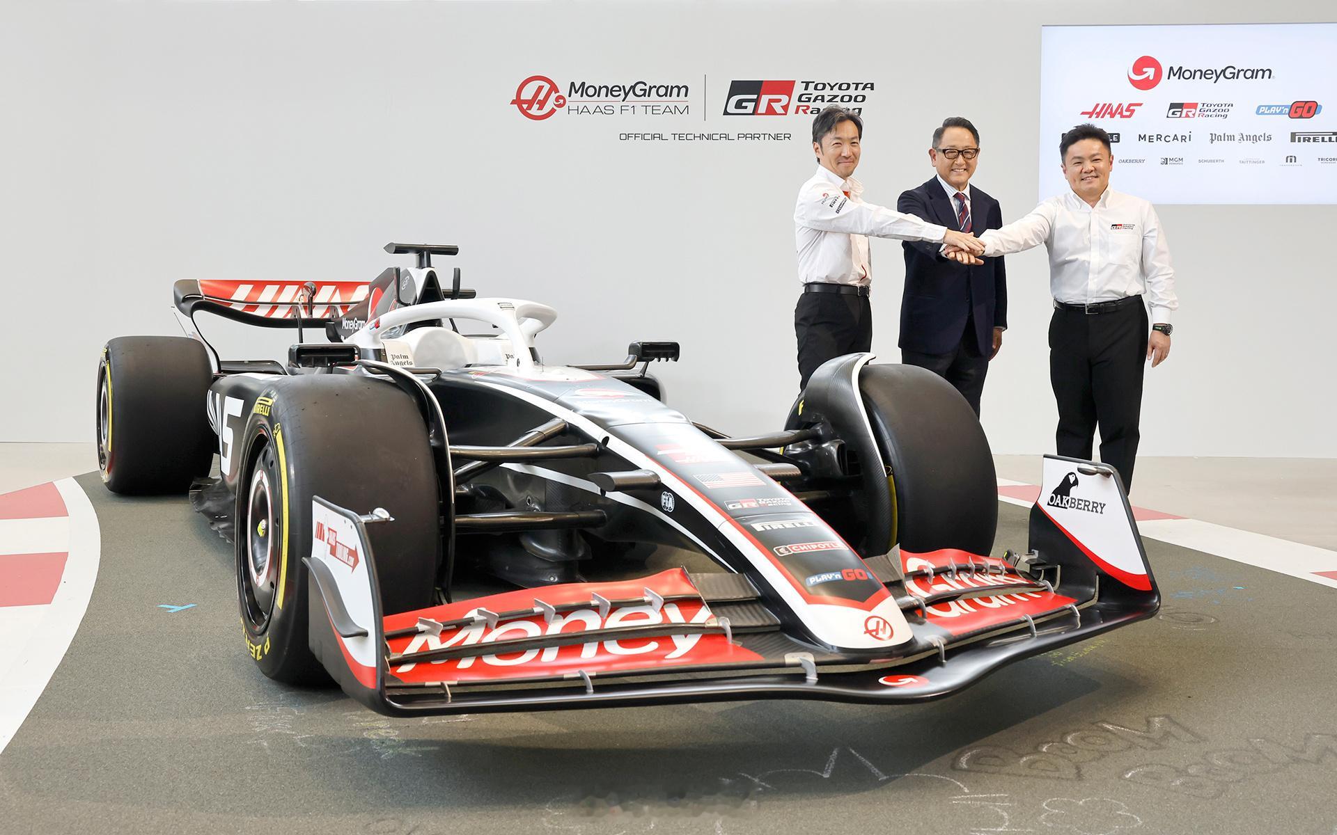 丰田GR与哈斯F1车队合作：双方建立业务合作伙伴关系。丰田希望通过GR持续参与赛