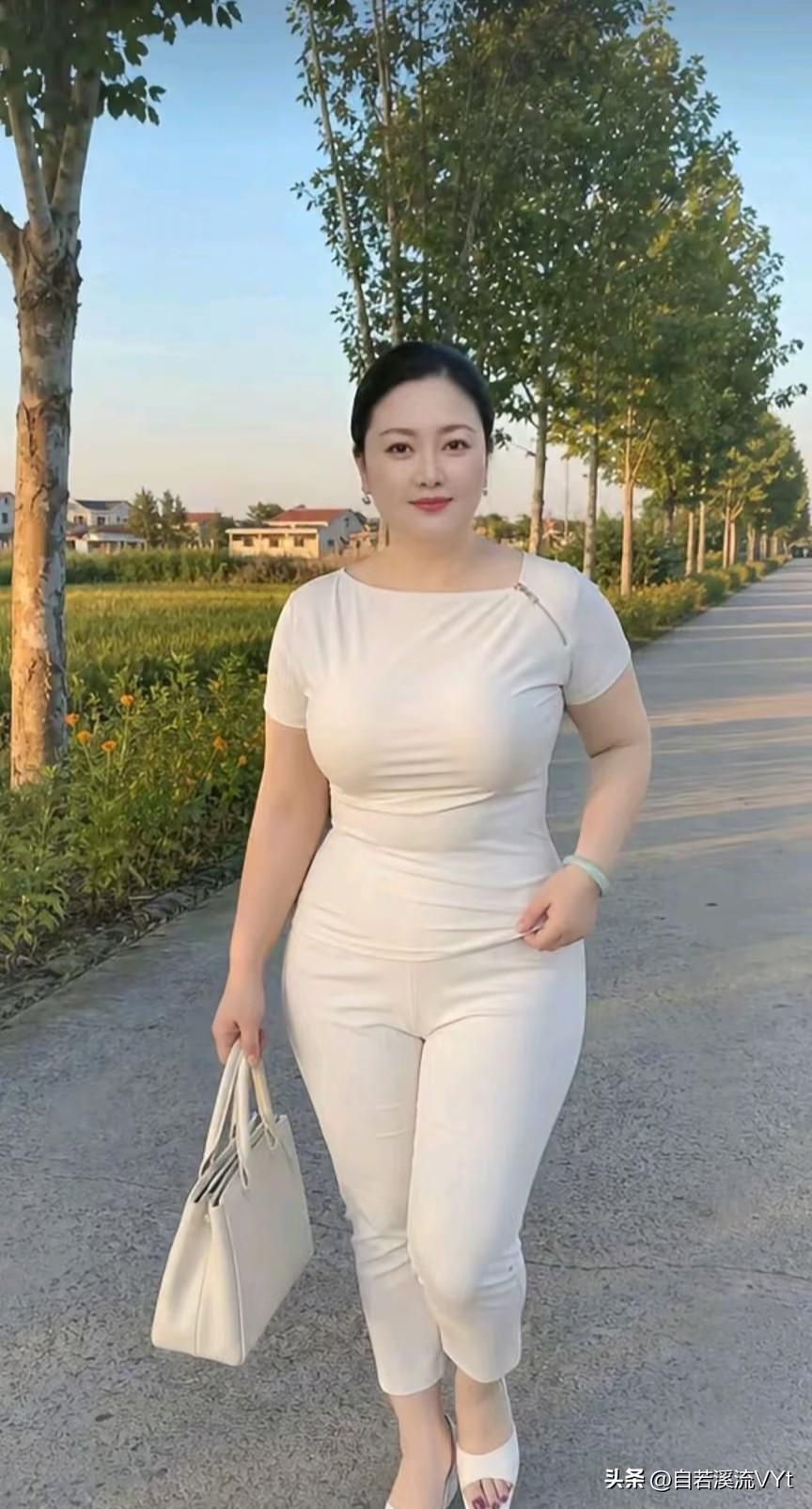 七律·郊陌闲行
 
素衣雅态立郊冈，风拂芳畴晚曜长。
翠树成行凝远黛，平畴千亩漾