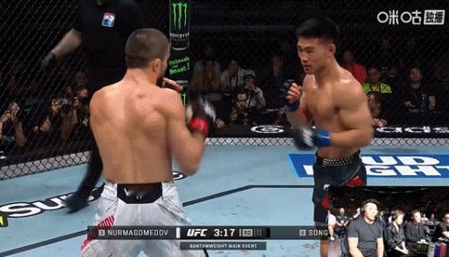 宋亚东KO战胜乌马尔 ​​​​UFC格斗之夜上海站头条主赛，雏量级对阵宋亚东对阵