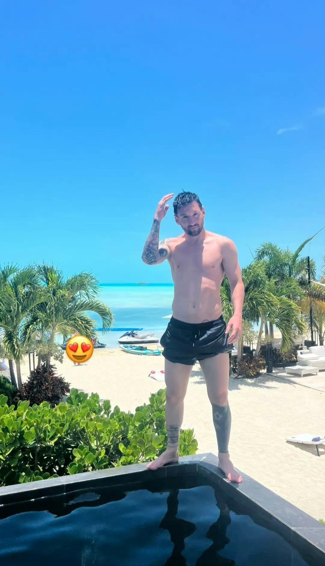 和安东内拉换肤色的梅西？他到底有什么妙招？妹子们赶紧来取经！[捂脸][捂脸][捂