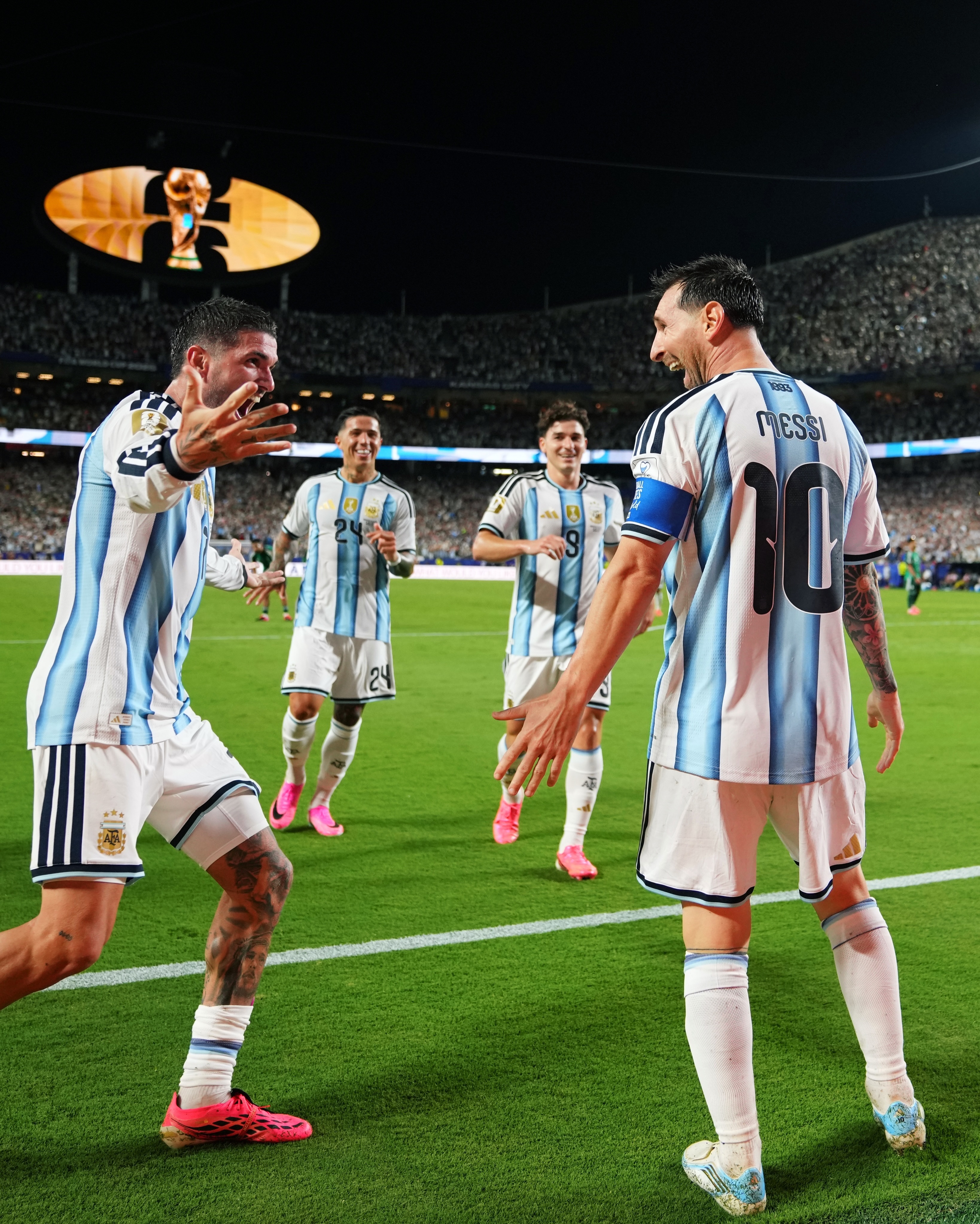 Mortals make history. Messi is endless. 