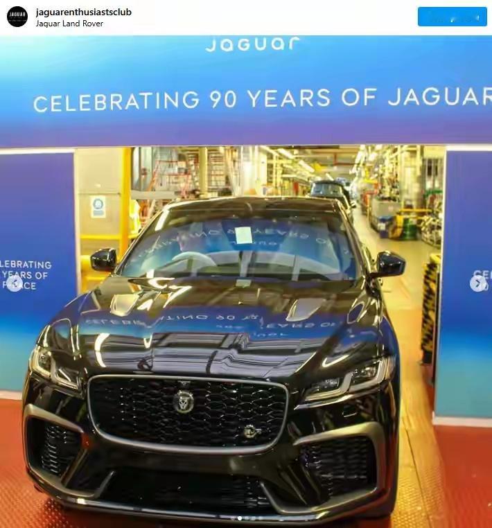 捷豹索利哈尔工厂下线最后一辆F-Pace车型意义重大，主要基于两大原因：其一，F