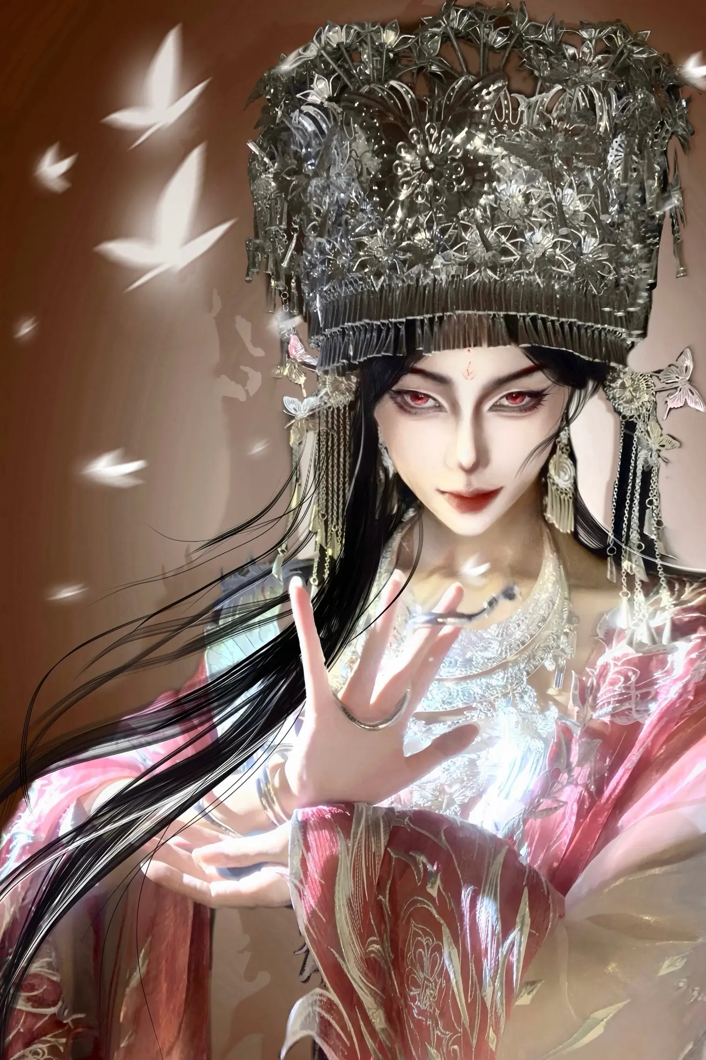 “听闻那花城主 父亲是仙乐皇族人士。母亲却是邪恶的异域美人”