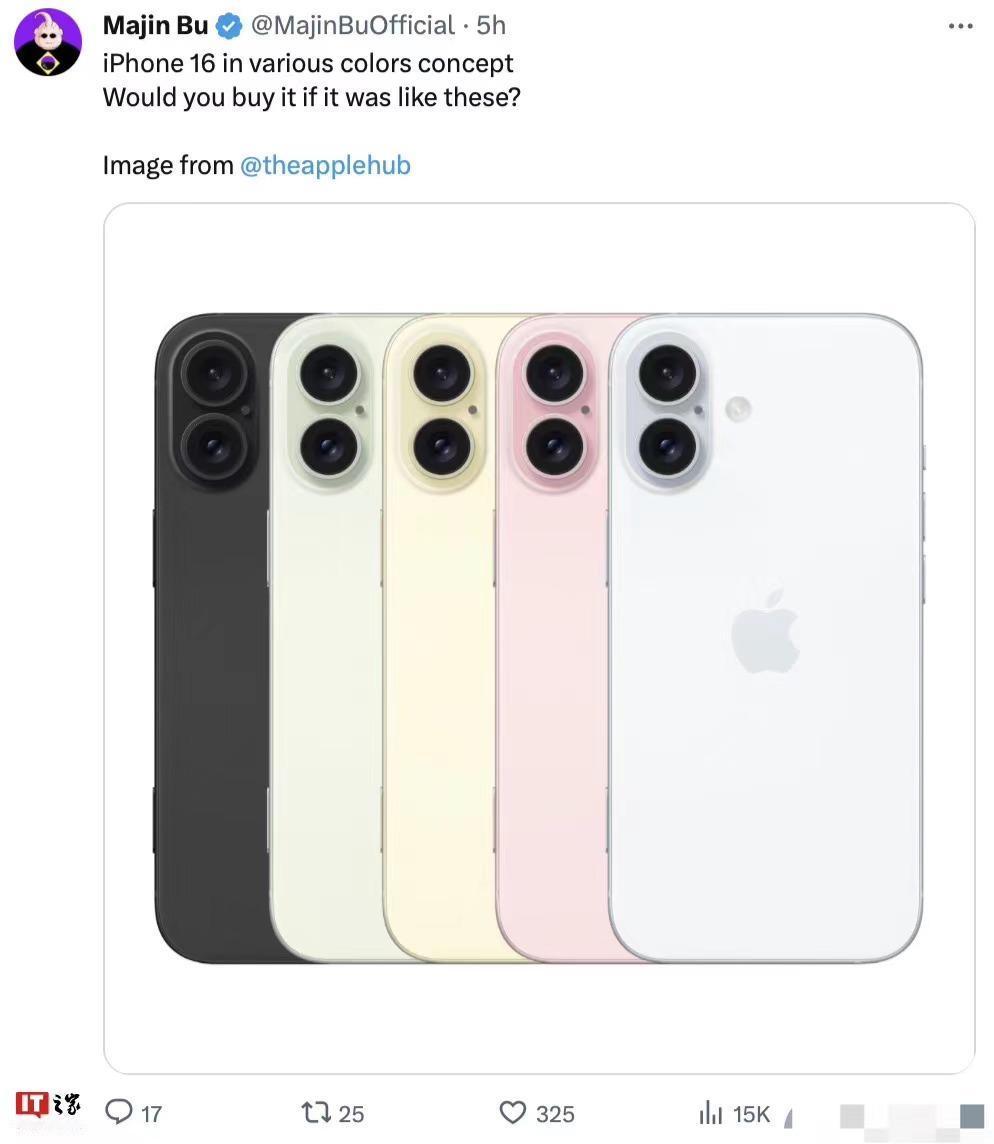 iPhone16的设计图曝光？？不仅回归了竖排的拍摄，还自带拍照按钮，莫非iph